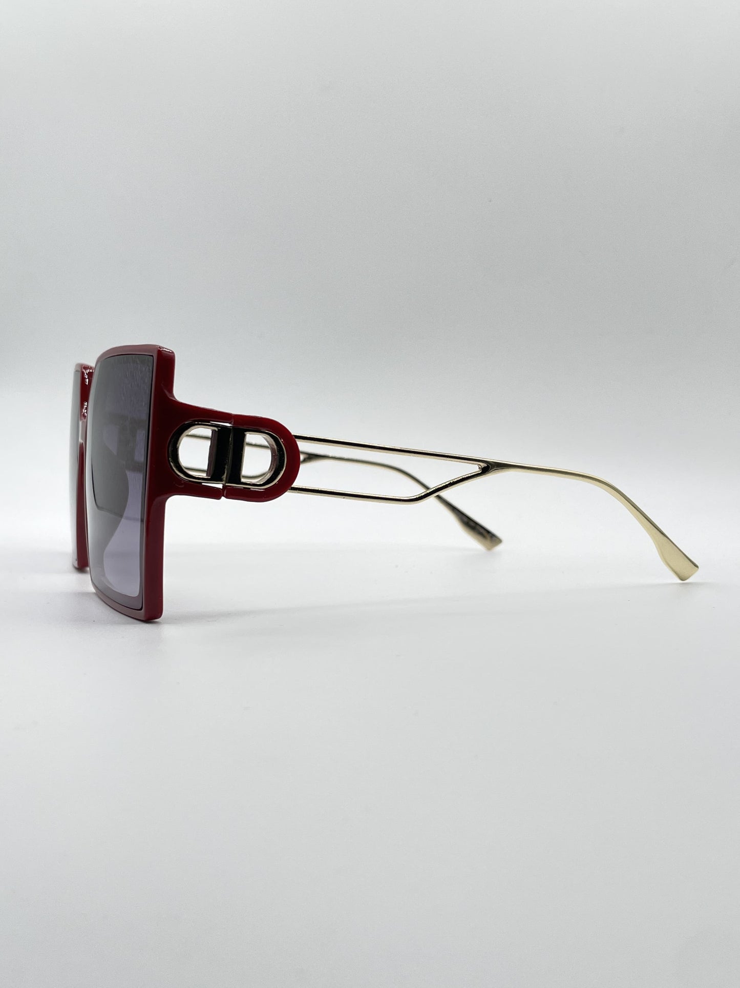 Acetate Red Frame Women's Sunglasses-085