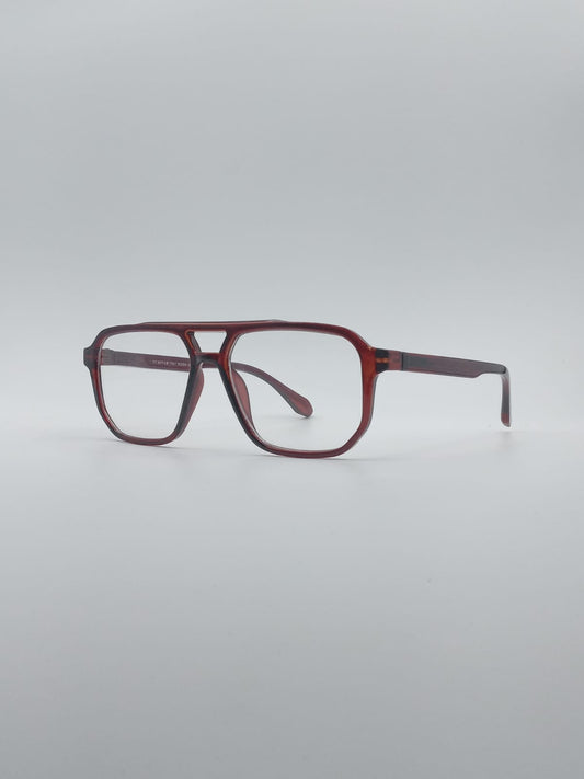 Acetate Maroon Men's Frame Optics-026