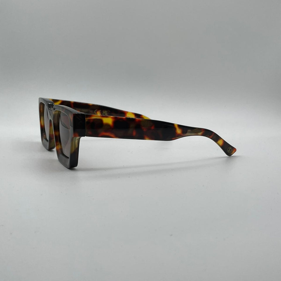 Acetate Tortoise Frame Sunglasses-166