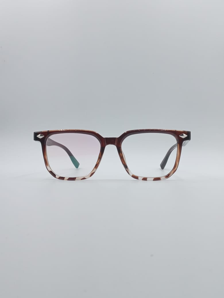 Acetate Brown Frame Men's Optics-077
