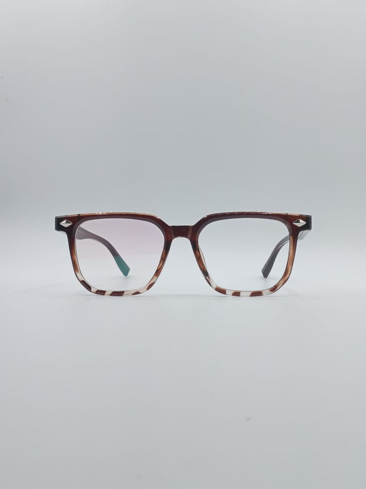 Acetate Brown Frame Men's Optics-077