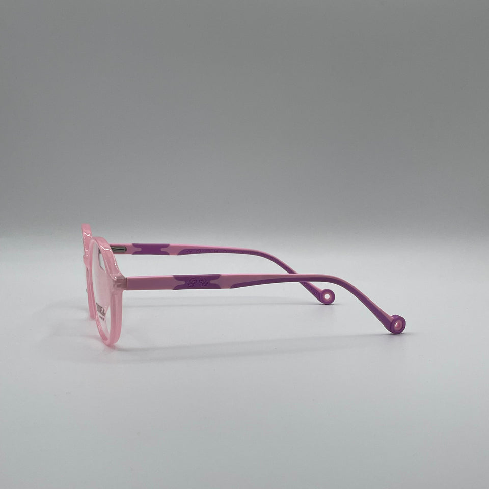 Circular Pink & Purple Frame Kids Optics-302