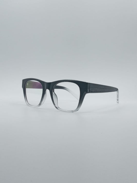 Acetate Black & White Frame Women's Optics-037