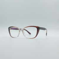 Cat Eye Brown & White Frame Women's Optics-089