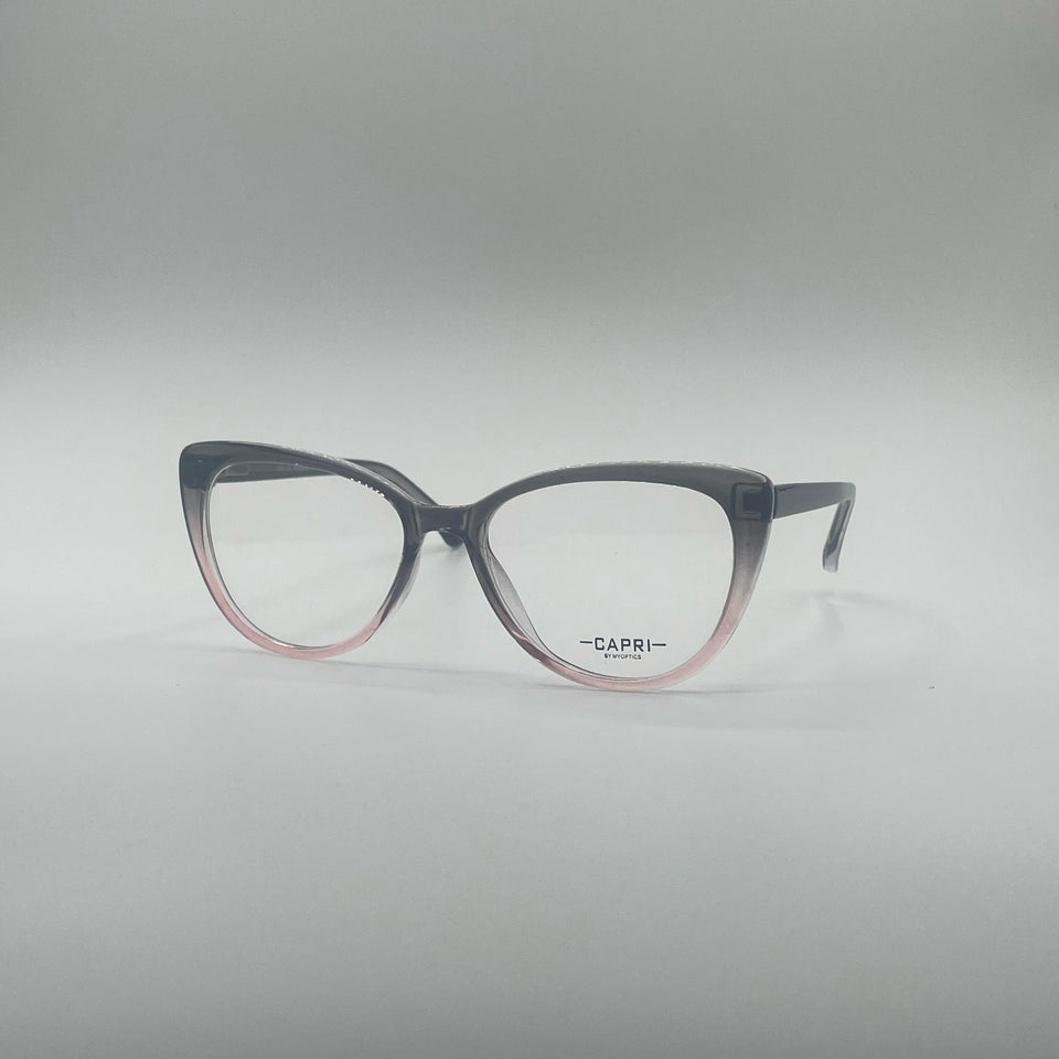 Cat Eye Grey & Pink Frame Women's Optics-395