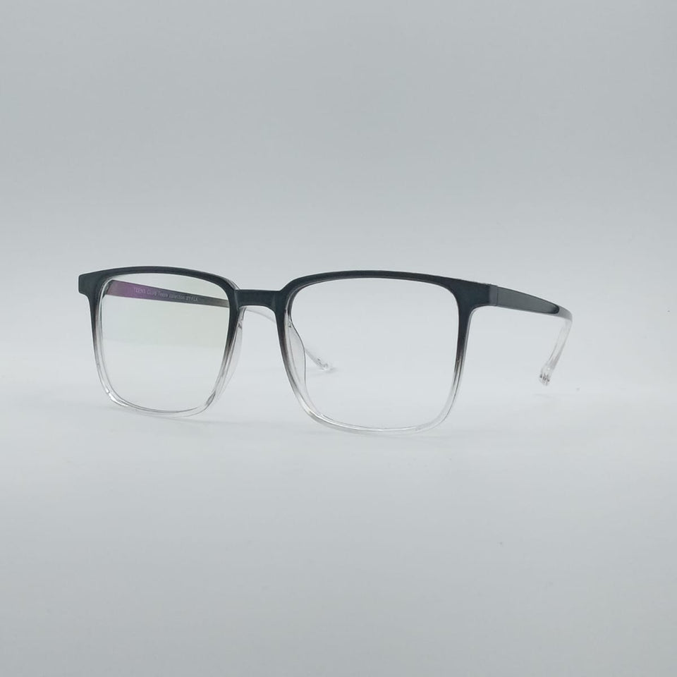 Acetate Black & White Men's Frame Optics-034