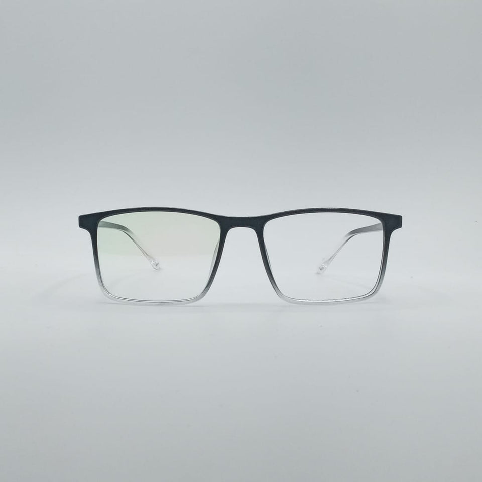 Acetate Black & White Men's Frame Optics-030