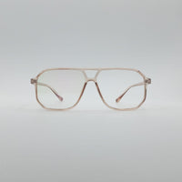 Geometrical Bronze Men's Frame Optics-025