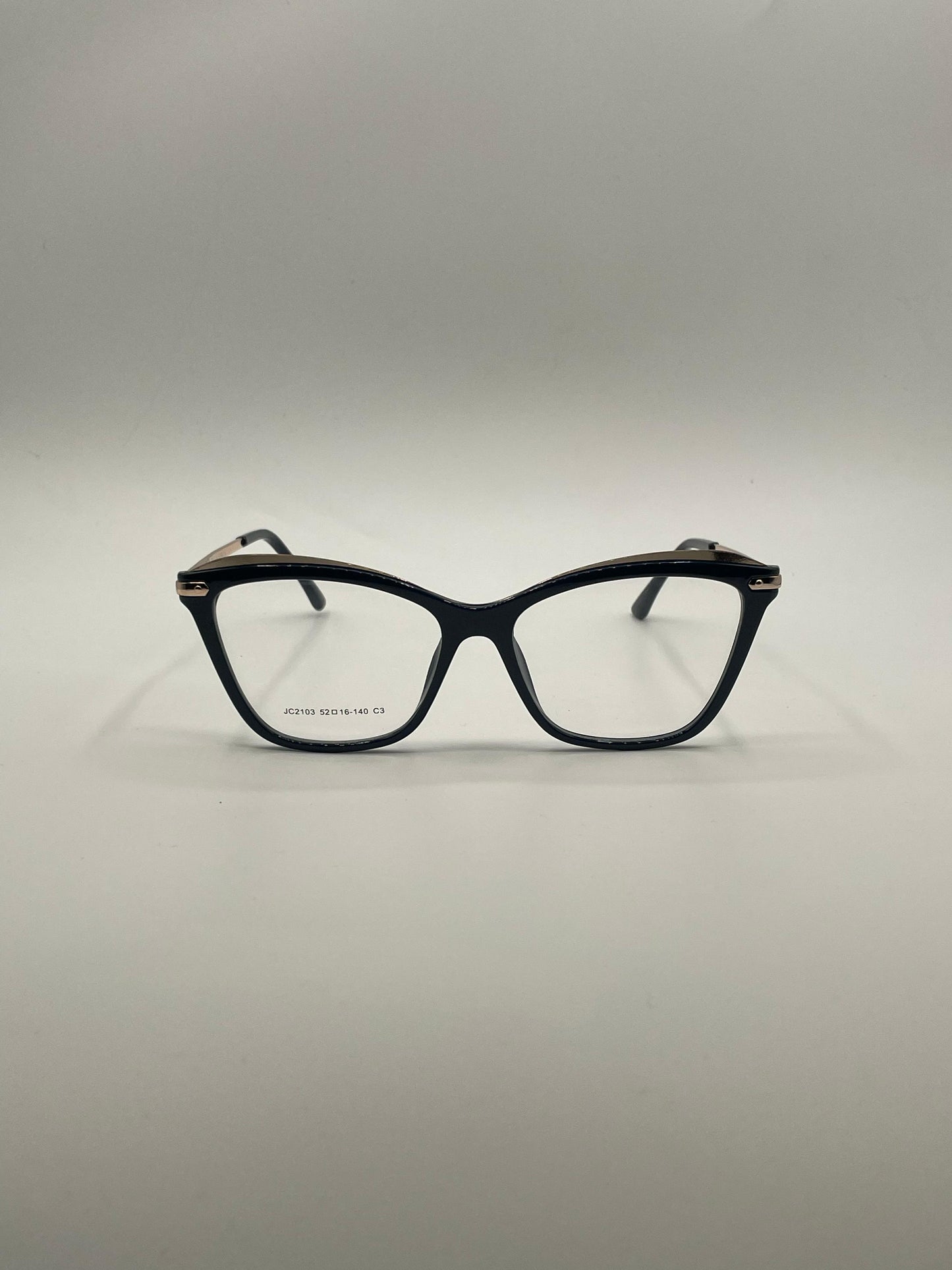 Cat Eye Black Frame Women's Optics-372