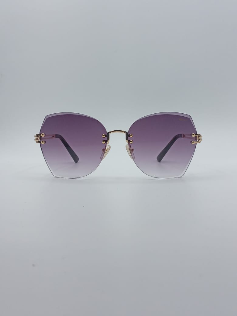 Cat Eye Frame Women's Sunglasses-033