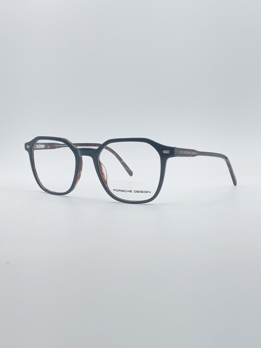 Soft Square Orange & Black Frame Men's Optics-241