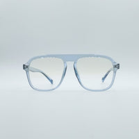 Geometrical Blue Frame Unisex Optics-126