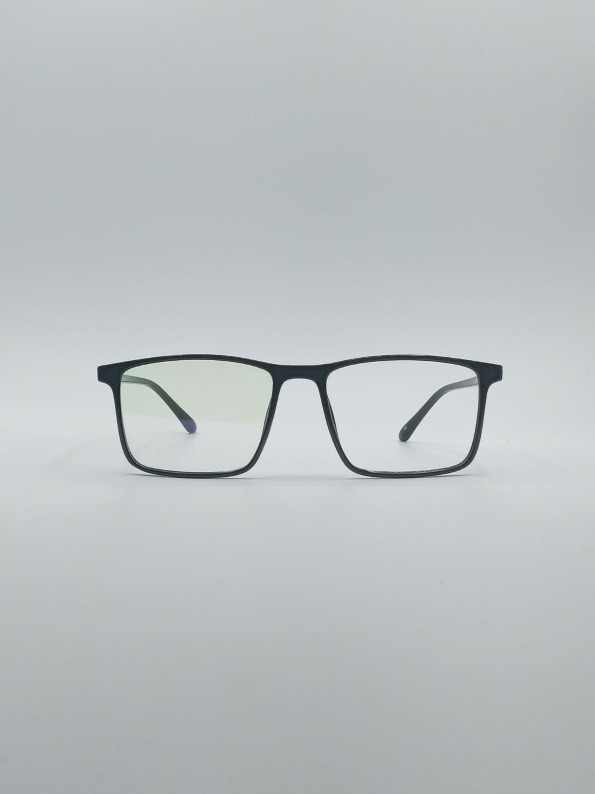Acetate Black Men's Frame Optics-029