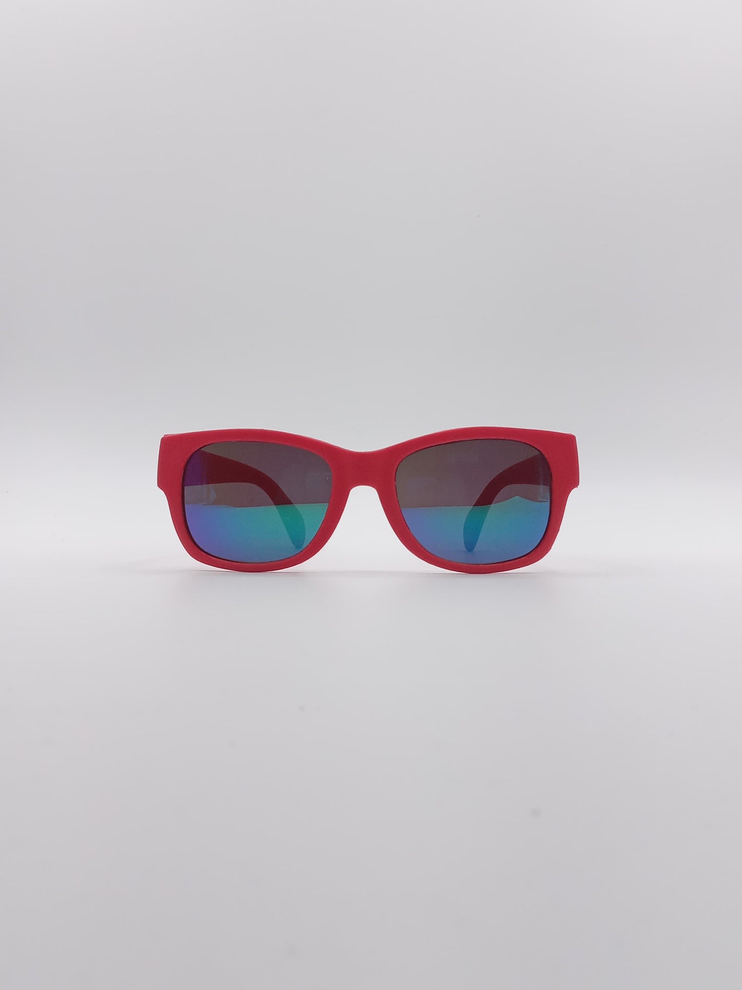 Acetate Red Frame Kids Sunglasses-065