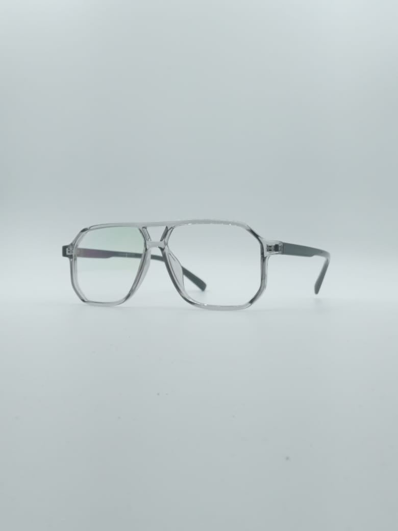 Aviator Geometrical Grey Frame Kids Optics-139