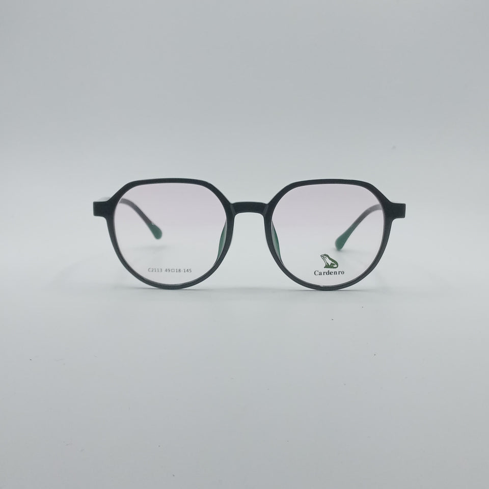 Soft Square Black Frame Unisex Optics-168