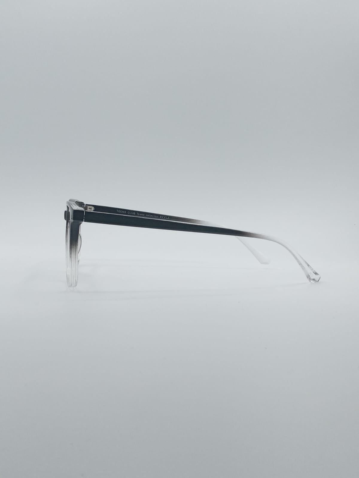 Acetate Black & White Men's Frame Optics-034