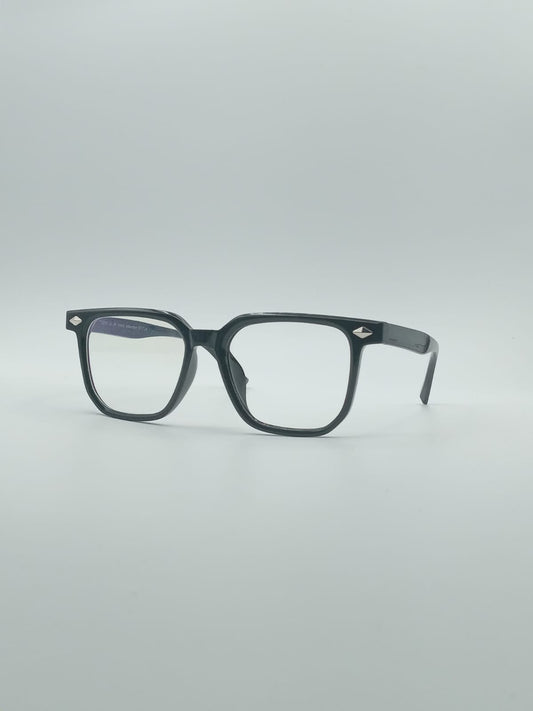 Acetate Black Frame Men's Optics-048